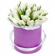 Шляпная коробка Нежность тюльпанов